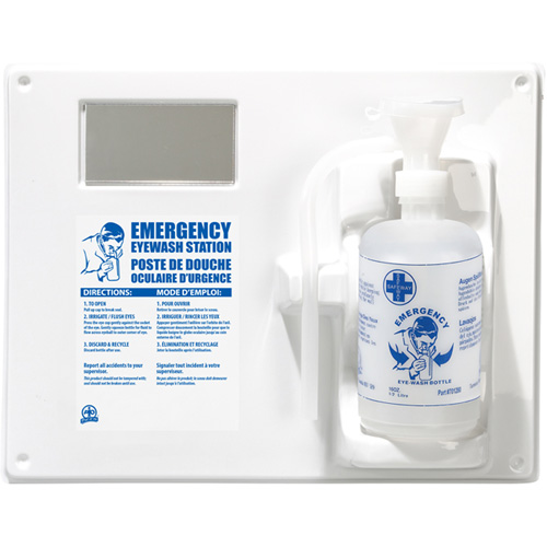 Poste de douche oculaire - Poste simple a/bouteille vide Distribution Élite MP