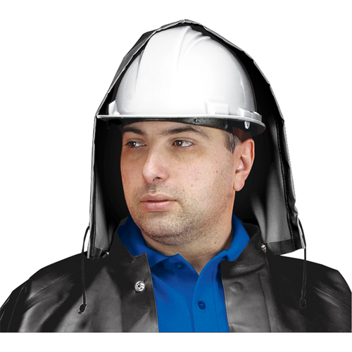 Capuchon imperm&eacute;able SBR Vulcan, Taille unique, Noir, Caoutchouc Distribution Élite MP
