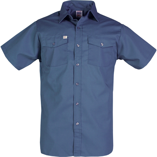 Work Shirts, Men's, Small, Navy Blue Distribution Élite MP