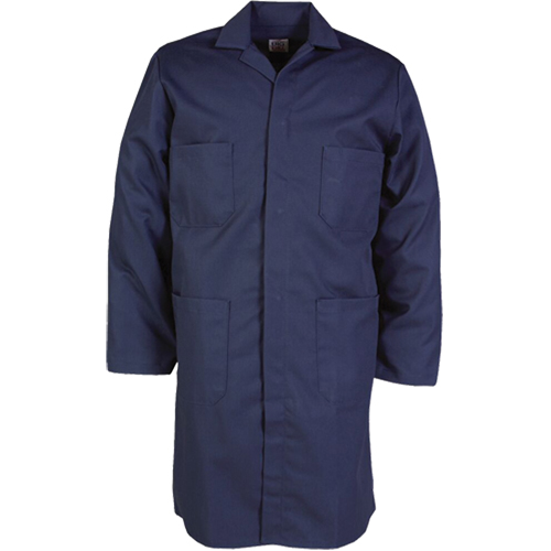 Blouses de travail 100 % coton, Coton, Taille 34, Bleu marine Distribution Élite MP