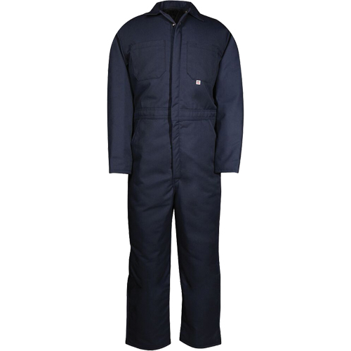 Insulated Coveralls, Men's, Navy Blue, Size Medium Distribution Élite MP
