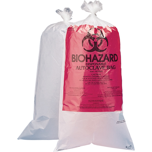 Hazardous Waste Disposal Bags, Bio-Hazard, 24" L x 12" W, 1.5 mils, 3.7 L (1 Gal.) Capacity Distribution Élite MP