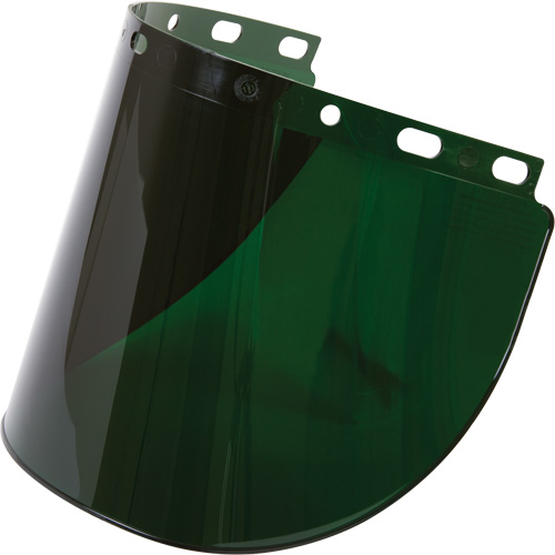 High Performance&reg; Faceshield, Propionate, Green Tint Distribution Élite MP