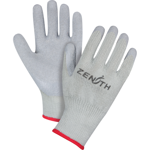 Gants enduits &agrave; doublure confortable en caoutchouc naturel, 10/T-Grand, R&ecirc;vetement Latex de caoutchouc, Calibre 10, Enveloppe en Polyester/Coton Distribution Élite MP