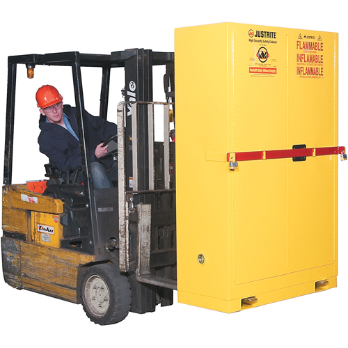 High Security Flammables Safety Cabinet with Steel Bar, 45 gal., 2 Shelves Distribution Élite MP