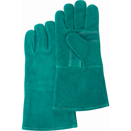 Gants de soudeur de premi&egrave;re qualit&eacute;, Cuir de vache refendu, Taille Grand Distribution Élite MP