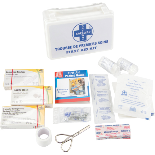 Trousse de premiers soins, Dispositif m&eacute;dical Classe 1, Boîte en plastique Distribution Élite MP
