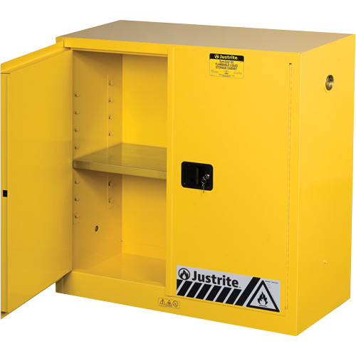 Armoires Sure-Grip EX pour produits inflammables, 30 gal., 2 Porte(s), 43" La x 44" h x 18" p Distribution Élite MP