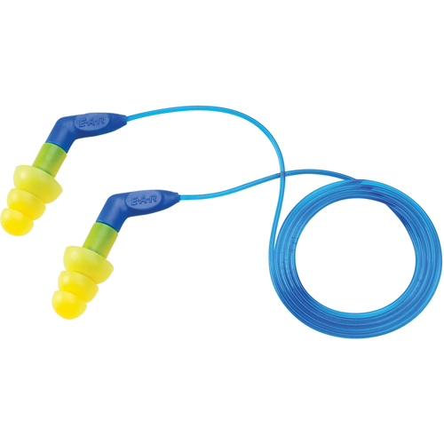 Bouchons d'oreilles r&eacute;utilisables E-A-R UltraFit, Avec cordon, Vrac - Sac en poly, 27 dB NRR, Taille unique Distribution Élite MP