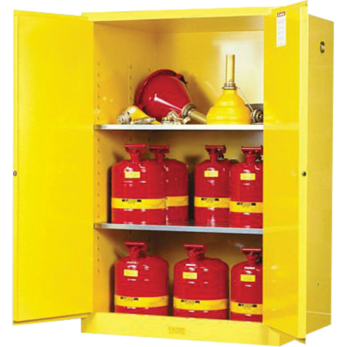 Armoires Sure-Grip EX pour produits inflammables, 90 gal., 2 Porte(s), 43" La x 65" h x 34" p Distribution Élite MP