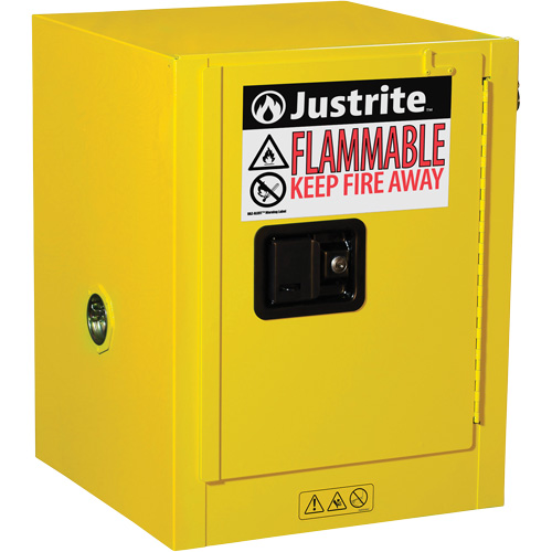 Sure-Grip&reg; EX Countertop Flammable Safety Cabinet, 4 gal., 1 Door, 17" W x 22" H x 17" D Distribution Élite MP