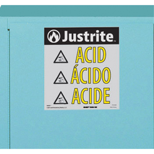 ChemCor&reg; Lined Acid/Corrosive Storage Cabinets, 22 gal., 35" x 35" x 22" Distribution Élite MP