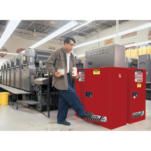 Sure-Grip&reg; EX Combustibles Safety Cabinet for Paint and Ink, 40 gal., 3 Shelves Distribution Élite MP