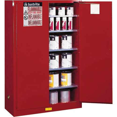 Sure-Grip&reg; EX Combustibles Safety Cabinet for Paint and Ink, 60 gal., 5 Shelves Distribution Élite MP
