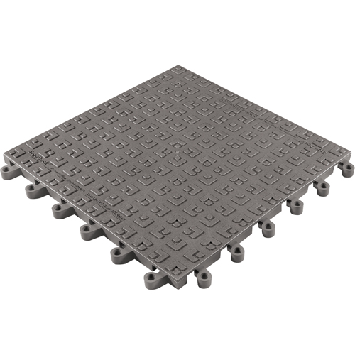 Tapis ErgoDeck Soft No 566, PVC, 1-1/2' la c, 1-1/2' lo, 7/8" &eacute;paisseur, Charbon Distribution Élite MP