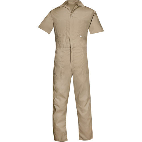 Short Sleeved Coveralls, Men's, Tan, Size Small Distribution Élite MP