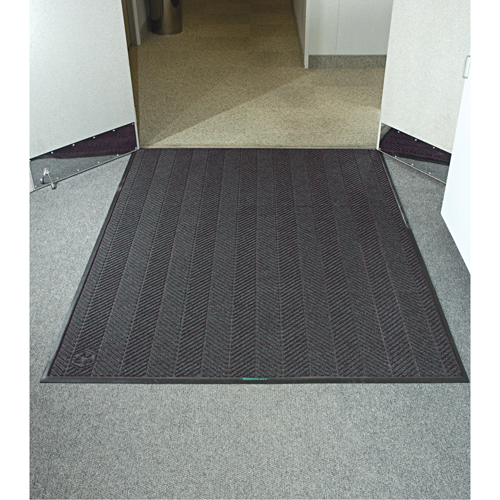 Tapis Waterhog Eco Elite, Essuie-pieds/grattoir, 3' x 20' x 3/8", Cendre grise Distribution Élite MP
