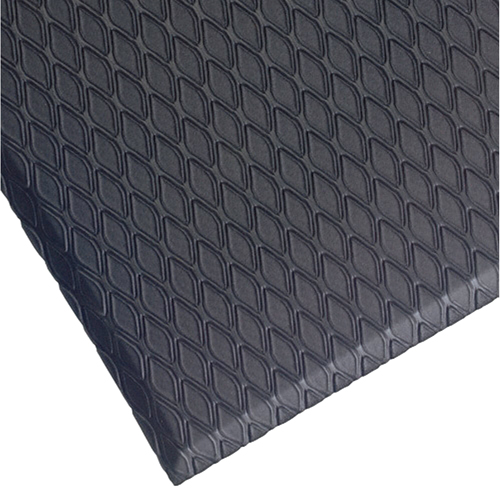 Cushion Max Mats, Diamond, 3' x 12' x 5/8", Charcoal, Nitrile/PVC Distribution Élite MP