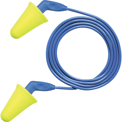 Bouchons d'oreilles &agrave; pousser E-A-R, Vrac - Sac en poly, Avec cordon Distribution Élite MP