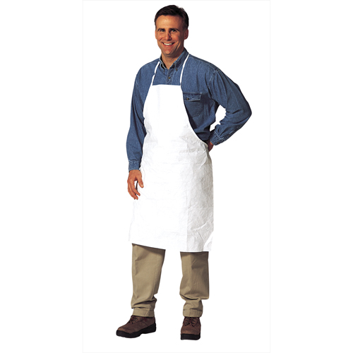 Tablier, Tyvek 400, Blanc, 28" la x 36" lo Distribution Élite MP