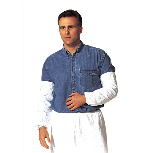 Manchettes, Longueur de 18", Tyvek 400, Blanc Distribution Élite MP