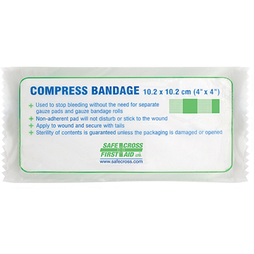 Compress (Pressure) Bandages - Sterile, 4-1/4" L x 3-1/2" W Distribution Élite MP