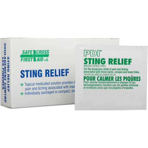 Tampons AfterBite pour le soulagement des piqûres d'insectes Distribution Élite MP