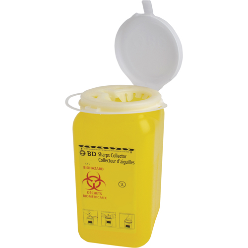 Boîtes pour objets pointus & tranchants BD, Capacit&eacute; de 1,4 L  Distribution Élite MP