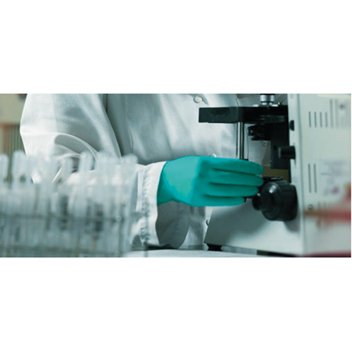 Gants jetables TouchNTuff, 7, Nitrile, 5 mils, Poudr&eacute;s, Vert Distribution Élite MP