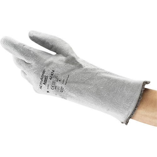 Gants souples Crusader 42-474, Nitrile, T-Grand, Prot&egrave;ge jusqu'&agrave; 400° F (204° C) Distribution Élite MP