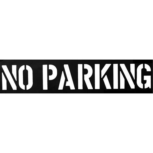 Parking Lot Stencils, English, 12" Distribution Élite MP