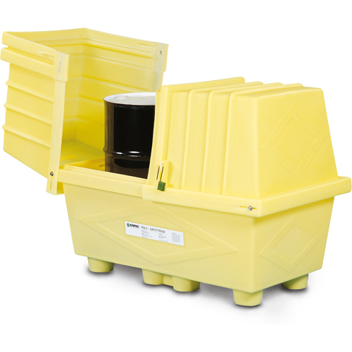 Poly-Safeypacks&reg; Without Drain, 60.5" L x 37.25" W x 45.75" H, 1200 lbs. Load Capacity Distribution Élite MP