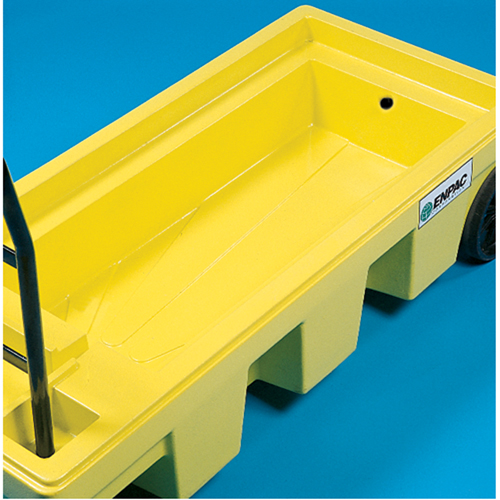 Poly-Spillcart Cart, 66.5" L x 29" W x 43.9" H, 57 US gal. Spill Cap. Distribution Élite MP