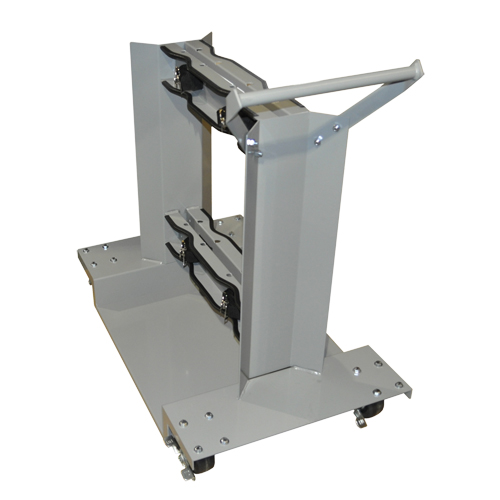 Supports mobiles pour bouteilles, Roues Polyol&eacute;fine, Base de 24" la x 40" lo, 1600 lb Distribution Élite MP
