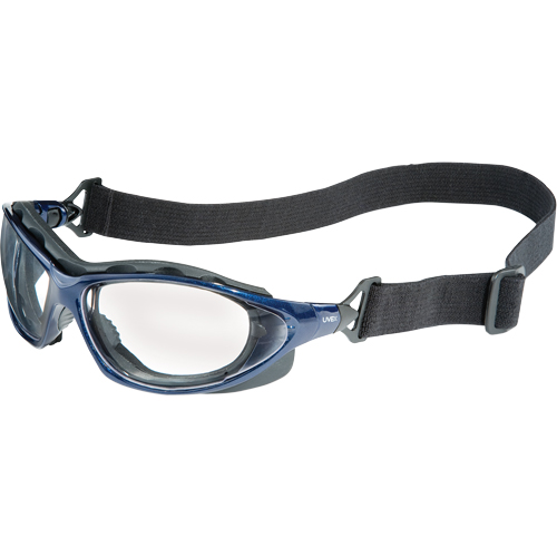 Uvex HydroShield&reg; Seismic&reg; Safety Goggles, Clear Lens, Anti-Fog/Anti-Scratch, Closed Vent Distribution Élite MP