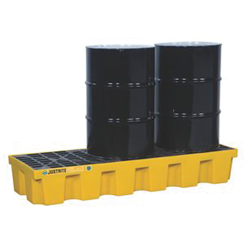 Palettes pour contr&ocirc;le des d&eacute;versements EcoPolyBlend sans drain, Capacit&eacute; de d&eacute;versement 75 gal. US, 73" x 25" x 11,6" Distribution Élite MP