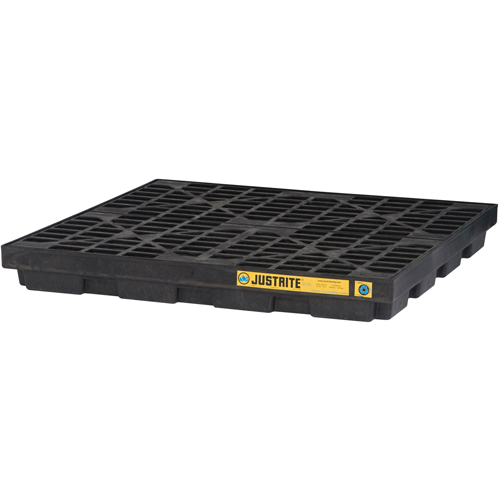 EcoPolyBlend Accumulation Centers, 49 US gal. Spill Capacity, 49" x 49" x 5.5" Distribution Élite MP