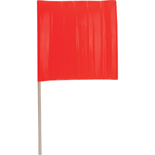 Traffic Safety Flags, Vinyl, With Handle Distribution Élite MP