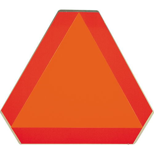 Panneaux de signalisation pour v&eacute;hicules lents, Aluminium, 16" la x 16" h Distribution Élite MP