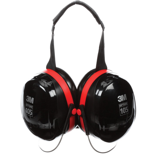 Peltor Optime 105 Series Earmuffs, Neckband, 29 NRR dB Distribution Élite MP