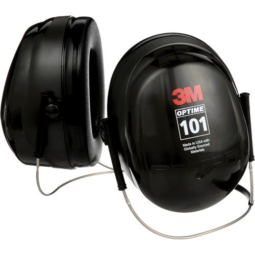 Peltor Optime 101 Series Earmuffs, Neckband, 26 NRR dB Distribution Élite MP