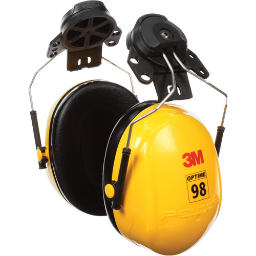Peltor Optime 98 Series Earmuffs, Cap Mount, 23 NRR dB Distribution Élite MP