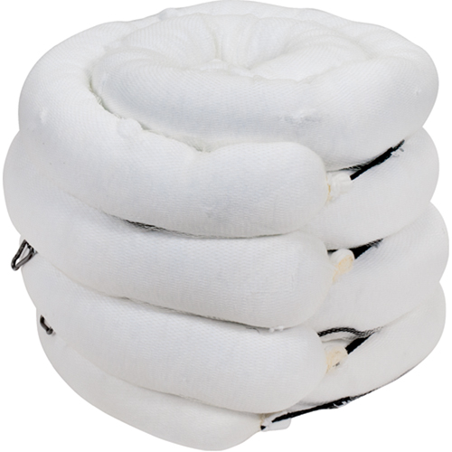 Premium Sorbent Boom, Oil Only, 10' L x 5" W, 35 Gal. Absorbancy, 4 /Pack Distribution Élite MP