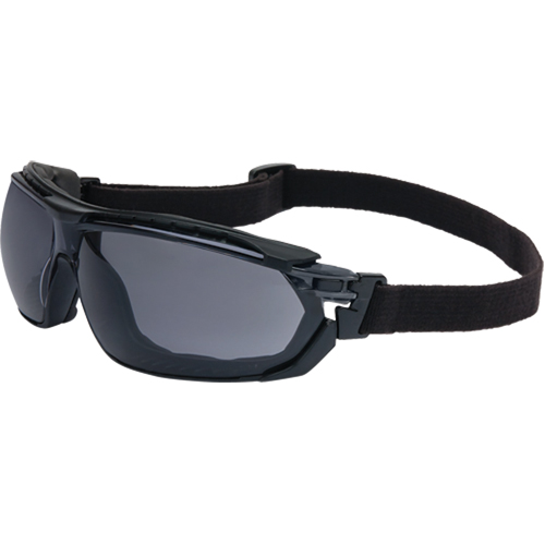 Lunettes de s&eacute;curit&eacute; &eacute;tanches Uvex Tirade, Lentille Grise/fum&eacute;e, Antibu&eacute;e, ANSI Z87+/R&eacute;pond ou surpasse la norme CSA Z94.3 Distribution Élite MP