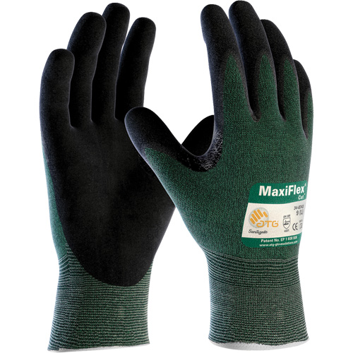 Gants en tricot sans coutures MaxiFlex Cut ATG, Taille T-petit, Calibre 15, Rev&ecirc;tement Mousse de nitrile, Enveloppe en Poly&eacute;thyl&egrave;ne, ANSI/ISEA 105 niveau 2/EN 388 niveau 3 Distribution Élite MP