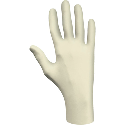 Gants jetables, Grand, Latex, 3 mils, Sans poudre, Naturel, Classe 2 Distribution Élite MP