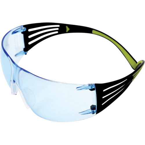 Lunettes de s&eacute;curit&eacute; SecureFit s&eacute;rie 400, Lentille Bleu, Antibu&eacute;e/Anti-&eacute;gratignures, ANSI Z87+/R&eacute;pond ou surpasse la norme CSA Z94.3 Distribution Élite MP