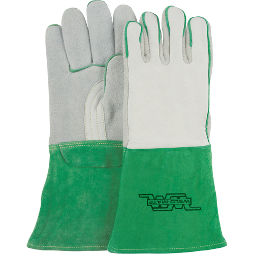 Gants de soudage robustes, Cuir de vache refendu, Taille Moyen Distribution Élite MP