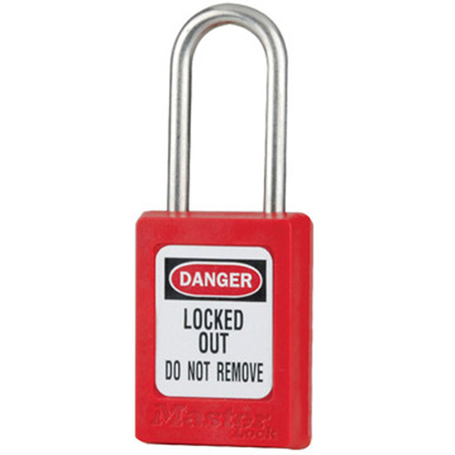 Cadenas de s&eacute;curit&eacute; S31 Zenex, Rouge, Cl&eacute;s identiques, Thermoplastique, Largeur de 1-3/8" Distribution Élite MP