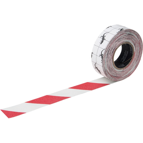 Premium Anti-Skid Tape, 2" x 60', Red & White Distribution Élite MP